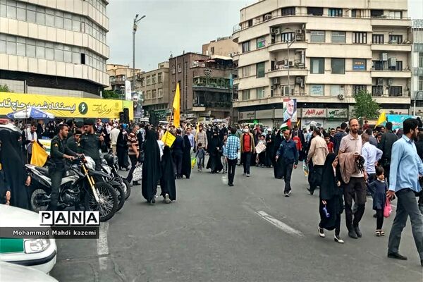 راهپیمایی روز قدس در تهران