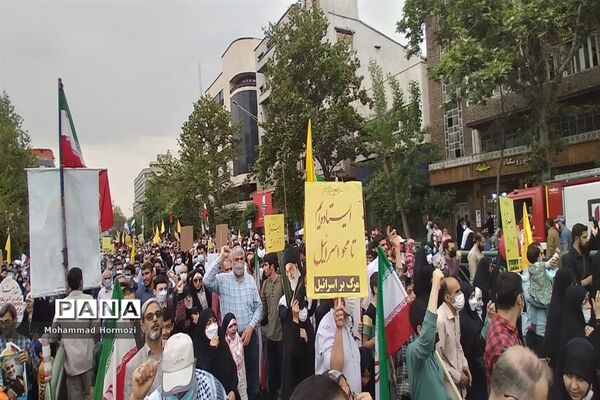 برگزاری با شکوه راهپیمایی روز قدس در تهران