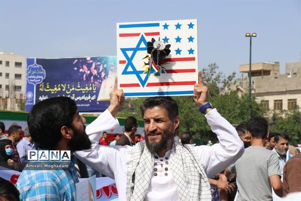 راهپیمایی روز قدس در مشهد مقدس
