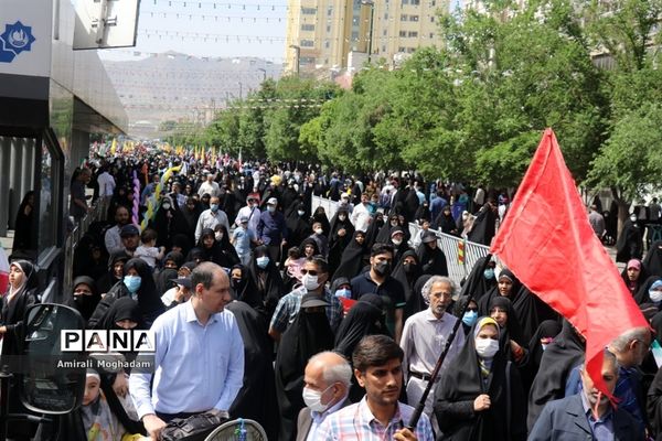 راهپیمایی روز قدس در مشهد مقدس