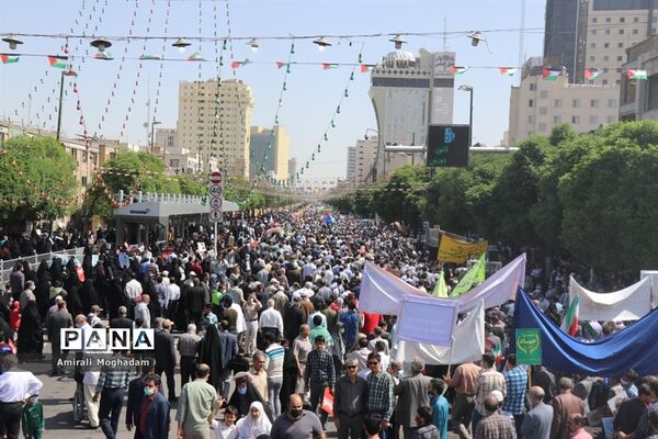 راهپیمایی روز قدس در مشهد مقدس