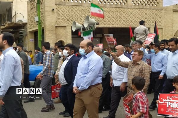 راهپیمایی روز قدس در شهرستان شوشتر