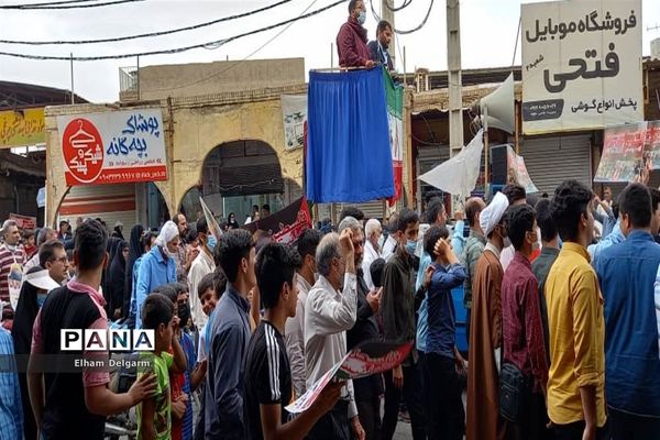 راهپیمایی روز قدس در شهرستان شوشتر