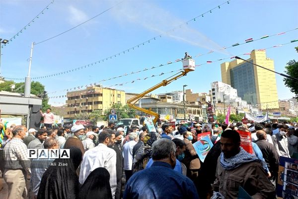 راهپیمایی روز قدس در مشهد مقدس - 2