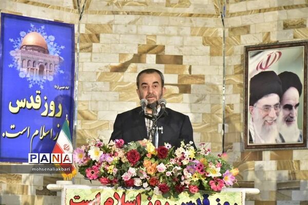 حضور پرشور مردم شهرستان بیرجند در راهپیمایی روز قدس