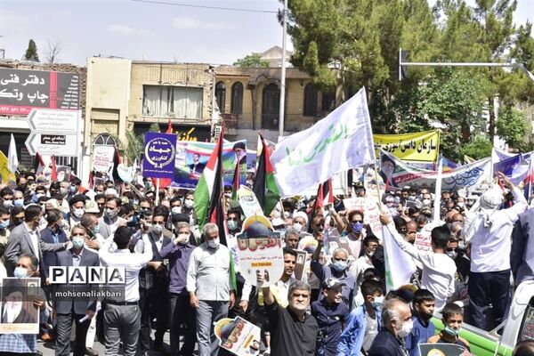 حضور پرشور مردم شهرستان بیرجند در راهپیمایی روز قدس