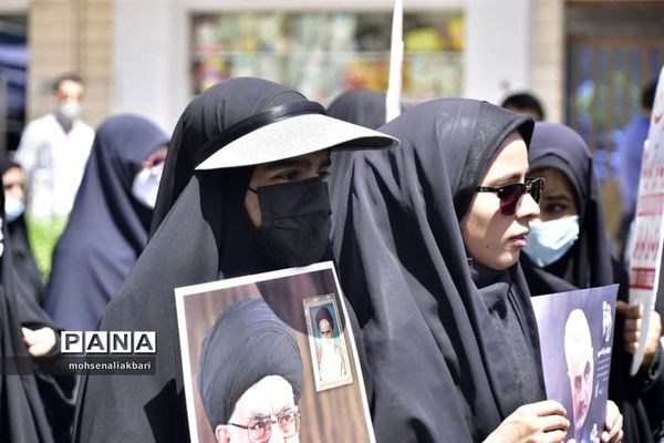 حضور پرشور مردم شهرستان بیرجند در راهپیمایی روز قدس