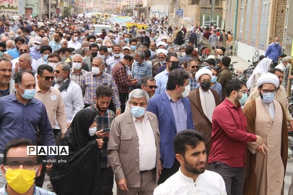 برگزاری راهپیمایی روز جهانی قدس در بهبهان