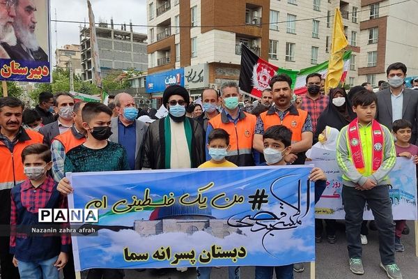 راهپیمایی روز قدس در رودهن