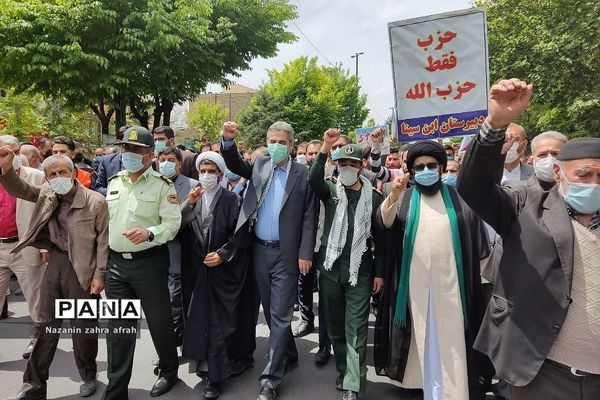 راهپیمایی روز قدس در رودهن