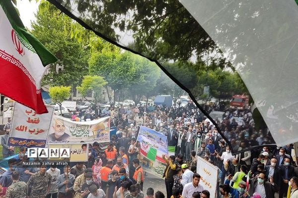 راهپیمایی روز قدس در رودهن