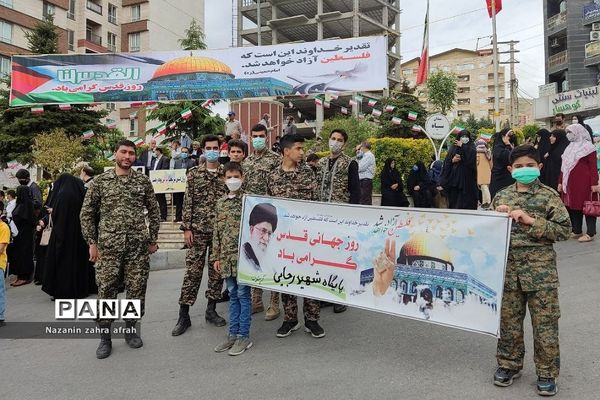 راهپیمایی روز قدس در رودهن