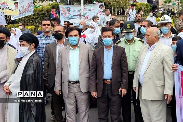 راهپیمایی روز قدس در رودهن