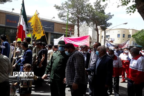 راهپیمایی روز جهانی قدس در نائین