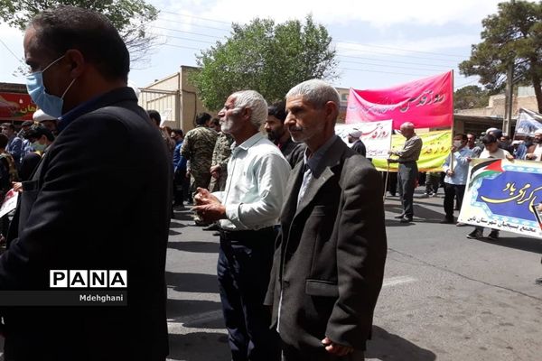 راهپیمایی روز جهانی قدس در نائین