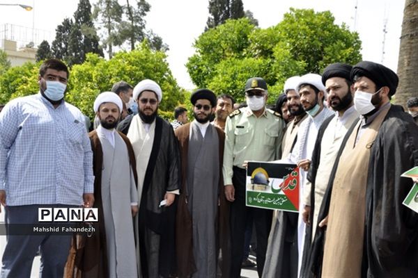 حضور پرشور مردم شیراز در راهپیمایی  روز قدس