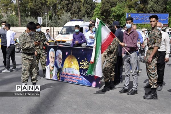 حضور پرشور مردم شیراز در راهپیمایی  روز قدس