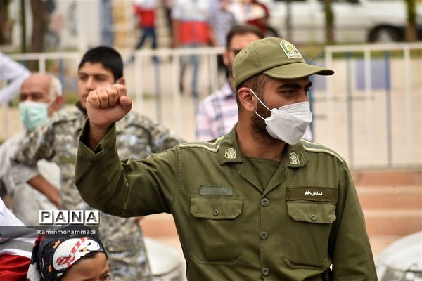 حضور پرشور مردم شهر خاوران در راهپیمایی روز جهانی قدس