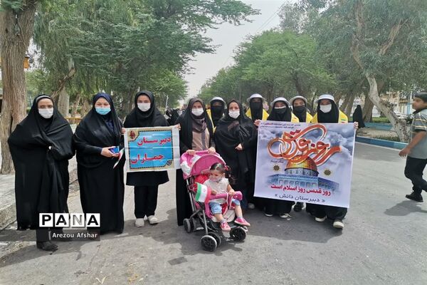 راهپیمایی روز جهانی قدس در شهر بندر امام خمینی (ره)