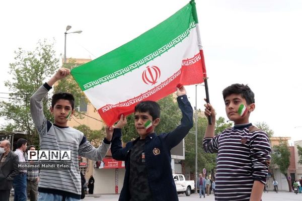 حماسه حضور مردم آباده در حمایت از مردم مظلوم فلسطین