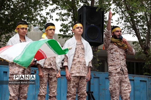 حماسه حضور مردم آباده در حمایت از مردم مظلوم فلسطین