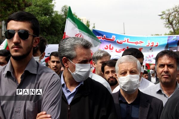 راهپیمایی روز قدس در زنجان