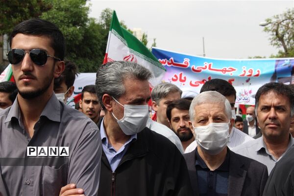 راهپیمایی روز قدس در زنجان