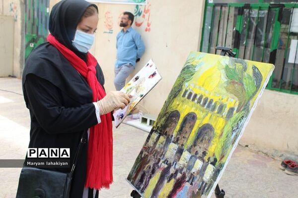 نمایشگاه و کارگاه نقاشی اسوه مقاومت (قدس)