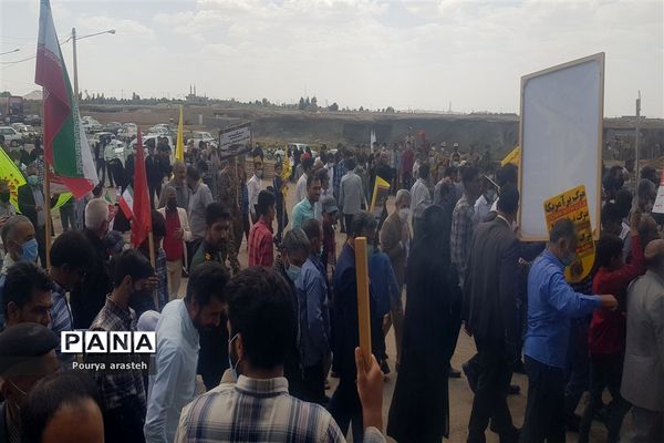 راهپیمایی روز قدس در شهرستان  خوسف