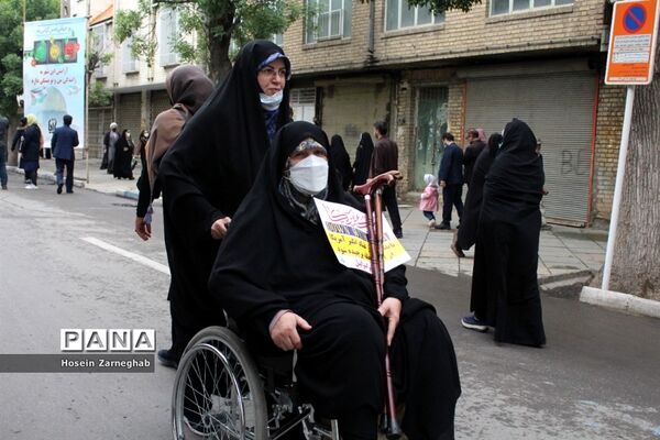 راهپیمایی روز قدس در همدان