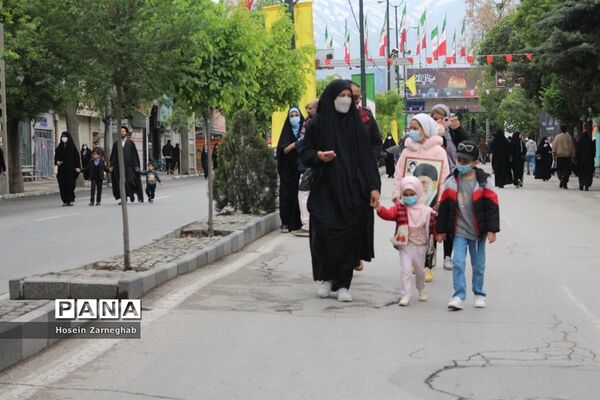 راهپیمایی روز قدس در همدان