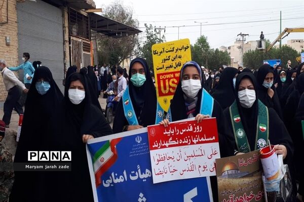برگزاری راهپیمایی روز قدس در دزفول