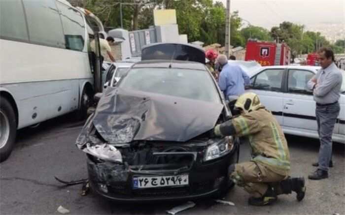 26 مصدوم و 3 فوتی در پنج تصادف
