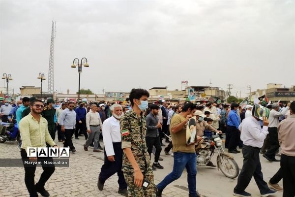 راهپیمایی روز جهانی قدس در برازجان