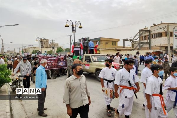 راهپیمایی روز جهانی قدس در برازجان