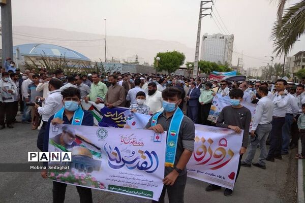 راهپیمایی روز جهانی قدس در عسلویه