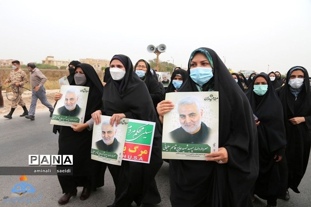 راهپیمایی روز جهانی قدس در جزیره خارگ