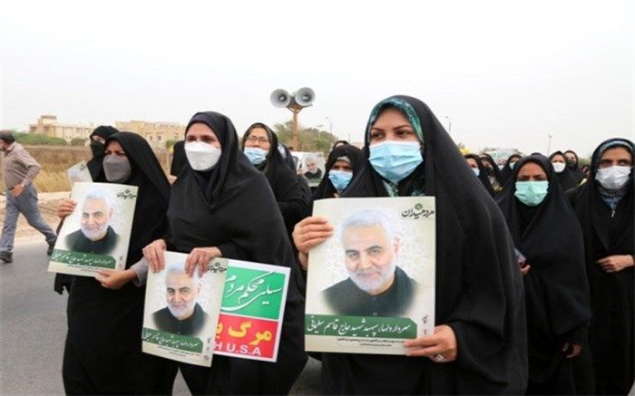 راهپیمایی روز جهانی قدس در جزیره خارگ / فیلم