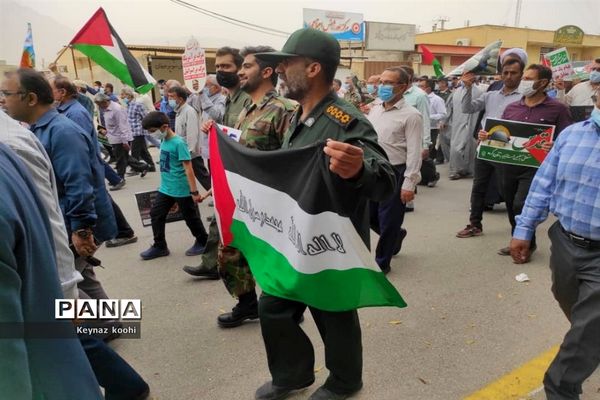 راهپیمایی روز جهانی قدس در اهرم تنگستان