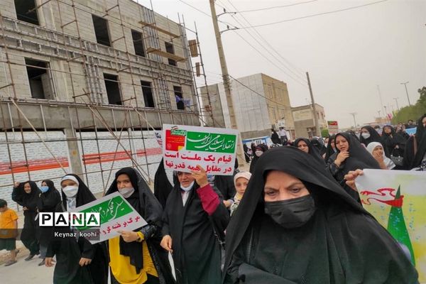 راهپیمایی روز جهانی قدس در اهرم تنگستان
