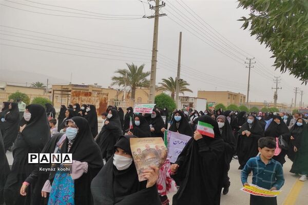راهپیمایی روز جهانی قدس در اهرم تنگستان