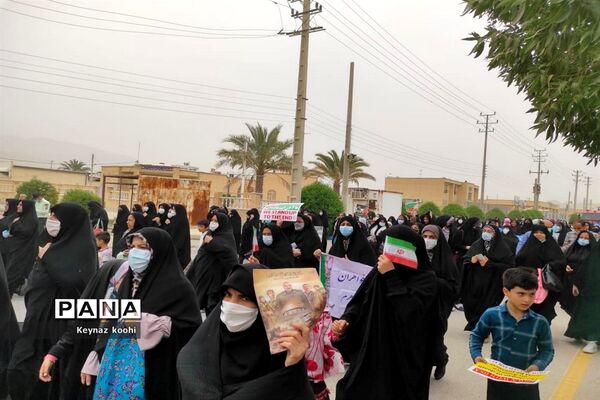 راهپیمایی روز جهانی قدس در اهرم تنگستان