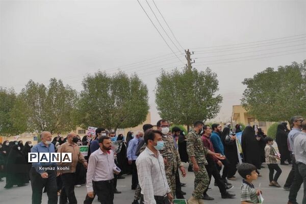 راهپیمایی روز جهانی قدس در اهرم تنگستان