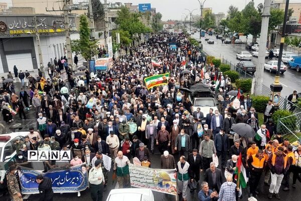 راهپیمایی روز جهانی قدس در استان البرز