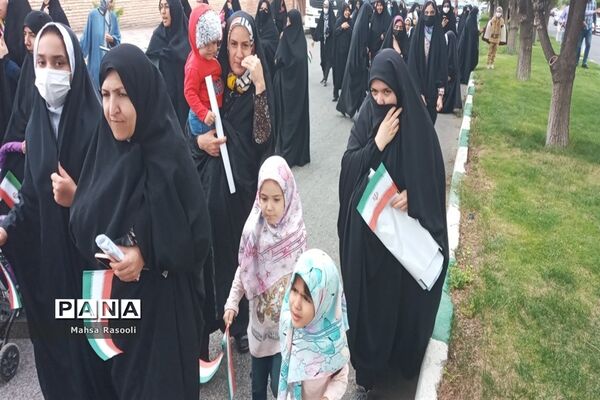 راهپیمایی روز قدس در شهرستان کهک قم