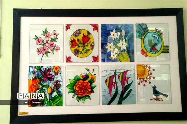 نمایشگاه هنرهای‌ دستی و دستاوردهای هنرجویان هنرستان بنت‌الهدی صدر شهرستان داراب