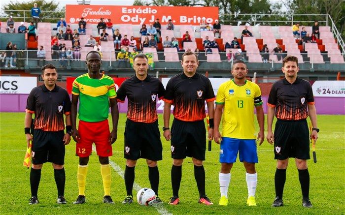 تیم داوری المپیک فوتبال ناشنوایان به برزیل اعزام شد