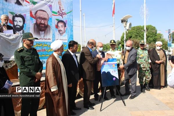 آیین عطرافشانی گلزار شهدای قزوین و گرامیداشت یاد و خاطره ۵۸ شهید فرهنگی استان قزوین
