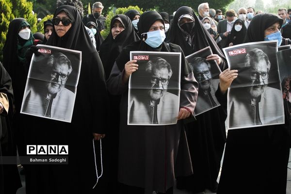 مراسم تشییع نادر طالب‌زاده