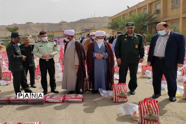 رزمایش کمک‌های مومنانه در ناحیه مقاومت بسیج شهرستان امیدیه